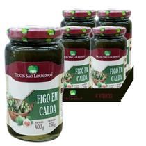 Figo em Calda São Lourenço 400g (4 vidros) Figo em Calda São Lourenço 400g (4 vidros)