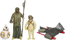 Figura 3-Pack Star Wars: Deserto - BB-8, Bandido Unkar - 70 caracteres