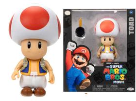 Figura Articulada Filme Super Mario Bros Toad Jakks