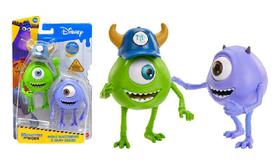 Figura Articulada Monstros S.A. Mike Wazowski e Gary Gibbs - Monstros no Trabalho - Disney - Mattel - GXK83