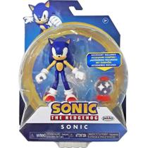 Figura articulada sonic com acessorio wave 9 9cm sunny