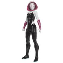 Figura Articulada - Spider-Gwen - Spider-Man Across the Spider-Verse - Titan Hero Series - 30 cm - Hasbro