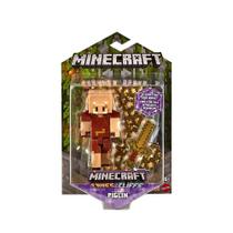 Figura Básica Minecraft - Caves and Cliffs - Piglin - Mattel Figura Básica Minecraft - Caves and Cliffs - Piglin - Mattel