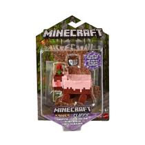 Figura Básica Minecraft - Caves and Cliffs - Porco Enlameado - Mattel Figura Básica Minecraft - Caves and Cliffs - Porco Enlameado - Mattel