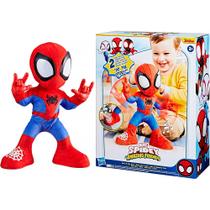 Figura Boneco Marvel Spidey Amazing Friends Interativo Dança e Escala 30cm F6722 - Hasbro