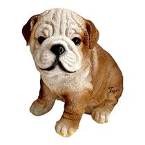 Figura Cão Cachorro Decorativo Estatueta Buldogue Decorativa - Tiger Gifts