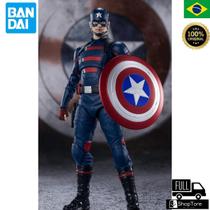Figura Captain America John F Walker - The Falcon and the Winter Soldier - S.H.Figuarts - Bandai