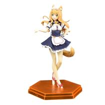 Figura Cat Girl Maid modelo anime de 22 cm em PVC com orelhas e cauda de gato Figura Cat Girl Maid modelo anime de 22 cm em PVC com orelhas e cauda de gato