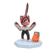 Figura Chainsaw Man Q-Version PVC 16cm - Chainsaw & Pochita