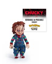 Figura: Coleção Noble Horror Chucky Bendy, 15cm Figura: Coleção Noble Horror Chucky Bendy, 15cm