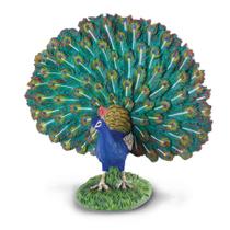 Figura Colecionável CollectA - Pavão da Vida na Fazenda (4cm x 9cm) - Pintado à Mão