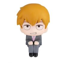 Figura Colecionável Kawaii Anime Mob Psycho 100 Reigen Arataka Edição Q Sentado Na Palma Da Mão
