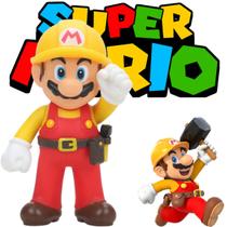 Figura Colecionável Mario Construtor Super Mario Aproveite Entrega Rápida