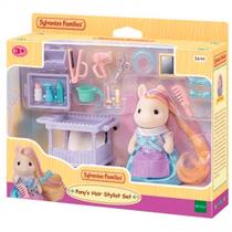 Figura com Acessório - Sylvanian Families - Cabeleireiro da Pônei - Epoch Magia