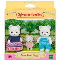 Figura com Acessório - Sylvanian Families - Família Urso Polar - Epoch