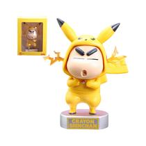 Figura Crayon Shinchan Pikachu Cosplay, modelo de PVC de 16,5 cm