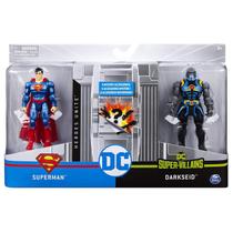 Figura Dc Heroi E Vilao Superman E Darkseid Da Sunny 2194