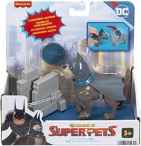 Figura DC Super Pets Ace o Bat-Cão Lança Discos Mattel HGL08 Figura DC Super Pets Ace o Bat-Cão Lança Discos Mattel HGL08