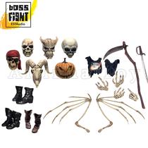 Figura De Ação 1/18 3.75 Polegadas Kit Esqueleto Boss Fight Studio Vitruvian H.A.C.K.S. Presente Do