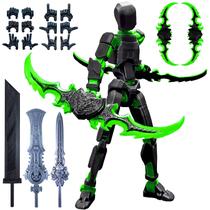 Figura de Ação altuco Titan 13, robô impresso em 3D, 14 cm Figura de Ação altuco Titan 13, robô impresso em 3D, 14 cm