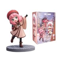 Figura De Ação Anime Anya Forger 15CM Gekijouban Spy Family Modelo Branco Kawaii Conjunto De