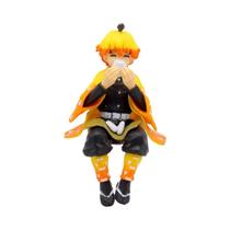 Figura De Ação Anime Demon Slayer Kamado Tanjirou Nezuko Sentado 10-15cm Modelo De PVC Brinquedo