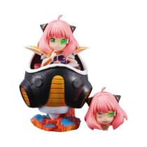 Figura De Ação Anime Dragon Ball De 15,5cm Anya Forger Cosplay Frieza Estátua De PVC Modelo