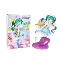 Figura De Ação Anime Hatsune Miku Kuromi De 22CM, Modelo PVC Fofo, Acessório De Mesa, Brinquedo Figura De Ação Anime Hatsune Miku Kuromi De 22CM, Modelo PVC Fofo, Acessório De Mesa, Brinquedo