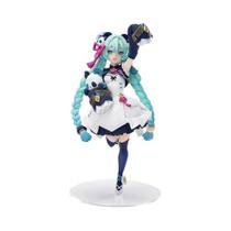 Figura de Ação Anime Hatsune Miku Panda - 18cm - PVC Figura de Ação Anime Hatsune Miku Panda - 18cm - PVC