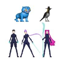 Figura De Ação Anime Kpop Demon Hunters PVC Com Juntas Móveis, Bonecos Fofos, Brinquedos Para