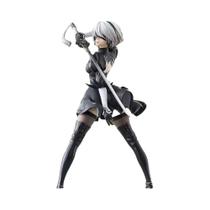 Figura De Ação Anime Yorha 2B Em PVC, Modelo Colecionável, Estatueta, Presente, 18CM, Preto E Branco Figura De Ação Anime Yorha 2B Em PVC, Modelo Colecionável, Estatueta, Presente, 18CM, Preto E Branco