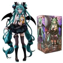 Figura De Ação Artesanal Hatsune Miku Raccoon Dark Angel Em PVC - Modelo De Anime