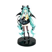 Figura De Ação Artesanal PVC Hatsune Miku Dark Angel Raccoon Anime Figura De Ação Artesanal PVC Hatsune Miku Dark Angel Raccoon Anime