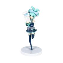 Figura De Ação Artesanal PVC Hatsune Miku Dark Angel Raccoon Anime Figura De Ação Artesanal PVC Hatsune Miku Dark Angel Raccoon Anime