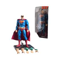 Figura De Ação Articulada De 16cm Super-man Mafex 117 Hush DC Liga Da Justiça Modelo Colecionável