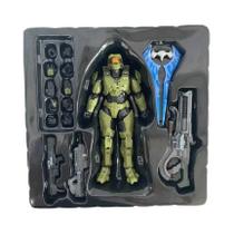 Figura De Ação Articulada RE:EDIT Master Chief MJOLNIR MARK V1 De 18CM, Presente Colecionável Para