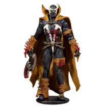 Figura de ação clássica Mortal Kombat Spawn sangrento de 7' com acessórios