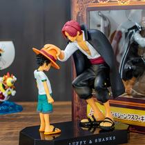 Figura De Ação De Anime De Uma Peça De 18 Cm Quatro Imperadores Shanks Luffy Sabo Ace Sanji Zoro