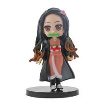 Figura de ação de anime Demon Slayer Nezuko Tanjirou Zeni 10cm