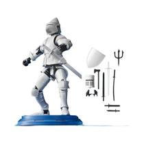 Figura De Ação De Cavaleiro Medieval Com Juntas Móveis, Modelo 3D Armado Rotativo Figura De Ação De Cavaleiro Medieval Com Juntas Móveis, Modelo 3D Armado Rotativo