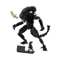 Figura De Ação De Monstro Alienígena Xenomorfo Adulto Com Líquido Na Boca Blocos De Montar DIY Figura De Ação De Monstro Alienígena Xenomorfo Adulto Com Líquido Na Boca Blocos De Montar DIY