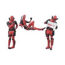 Figura de Ação Deadpool 2 Anime - Mini Boneco Colecionável