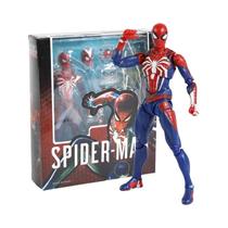 Figura De Ação Do Homem-Aranha Avengers Edição Do Jogo PS4 Modelo Peter Parker Brinquedo Para