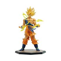Figura De Ação Dragon Ball Son Goku Super Saiyan De 17cm Modelo Colecionável DBZ Para Crianças