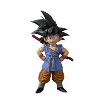 Figura De Ação Dragon Ball Z Goku 19,5cm Estátua De PVC Modelo De Anime Brinquedo Decoração De Mesa