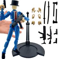 Figura de ação enttgo Mici20 20,6 cm brinquedo articulado azul Figura de ação enttgo Mici20 20,6 cm brinquedo articulado azul