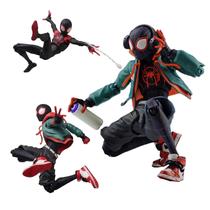 Figura de ação GilMelody Spider Mαn: Into the Spider-Verse Miles Morales Sentinel SV Super Heroes 15 cm