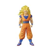 Figura De Ação Goku Dragon Ball SSJ3 De 12,4 Polegadas, Estátua De PVC, Modelo De Anime Para Mesa,