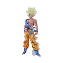 Figura de Ação Goku Super Saiyajin 44cm - Dragon Ball Z - Brinquedo Colecionável