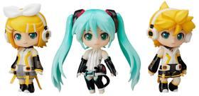 Figura de ação Good Smile Character Vocal Série 01: Hatsune Miku: Miku/Rin/Len Append Nendoroid Petite Figura de ação Good Smile Character Vocal Série 01: Hatsune Miku: Miku/Rin/Len Append Nendoroid Petite